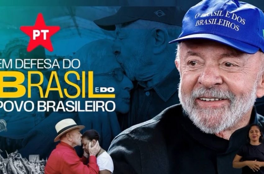 PT lança nova campanha para contrastar Lula e Bolsonaro