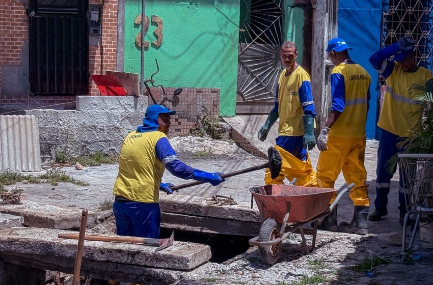 Gestão Débora Regis reforça manutenção preventiva e limpeza urbana em Lauro de Freitas
