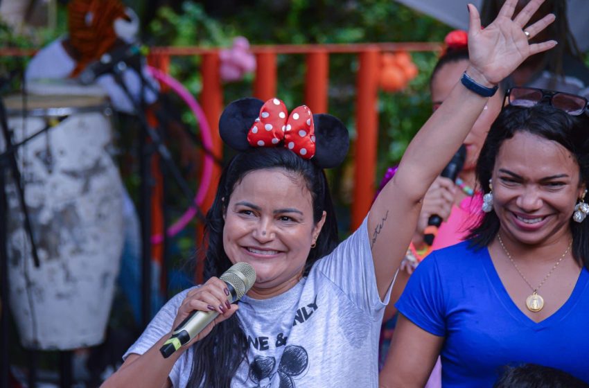 Débora Regis encerra Semana da Criança com grande festa no Parque Ecológico e anuncia novo parque para Ipitanga