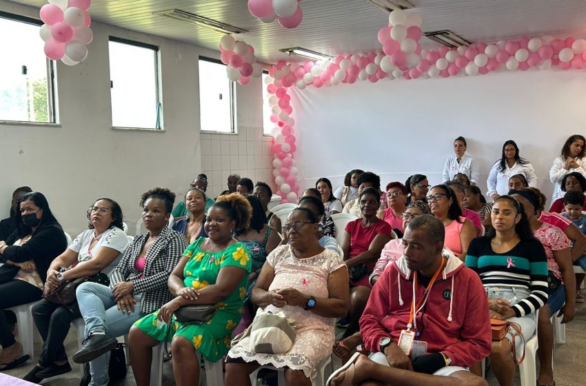 Prefeitura realiza palestra sobre prevenção do câncer de mama no Restaurante Popular