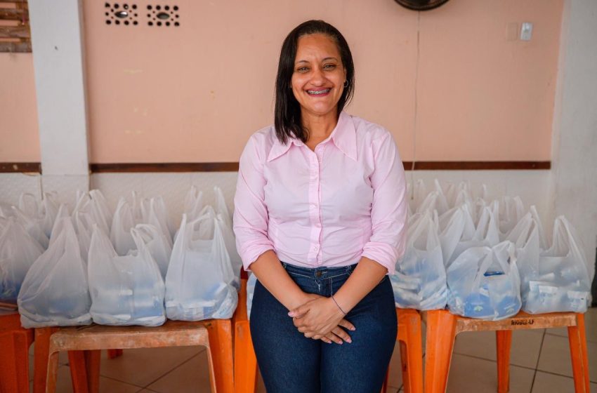 “Nosso compromisso é garantir alimento na mesa de quem mais precisa”, afirma Diana de Souza durante nova entrega de leite