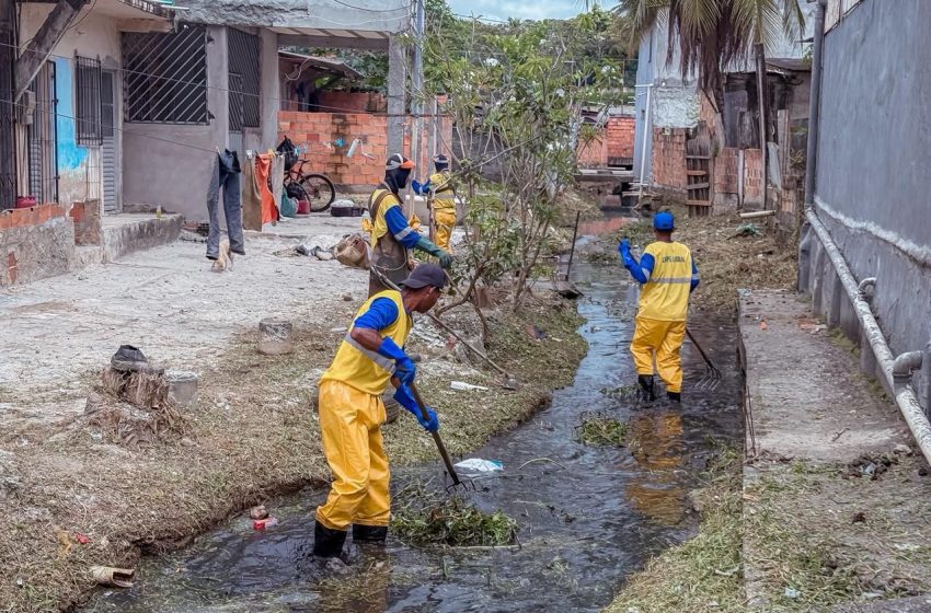  Prefeitura intensifica obras de drenagem e reforça combate a alagamentos em Lauro de Freitas