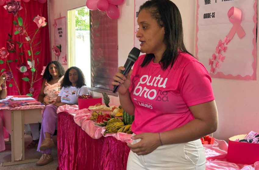 CRAS Itinga II promove ação do Outubro Rosa com foco em acolhimento e prevenção ao câncer de mama