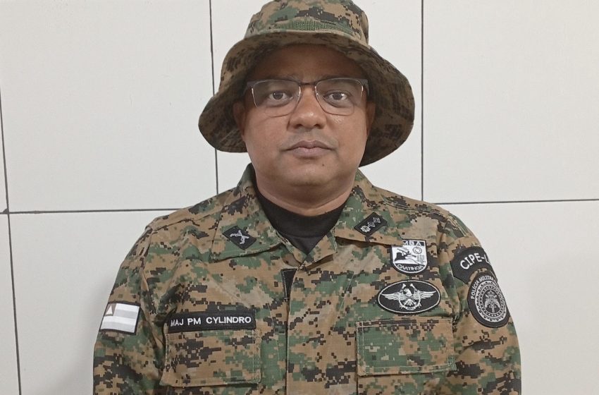 Major Cylindro assume comando da CIPE Litoral Norte