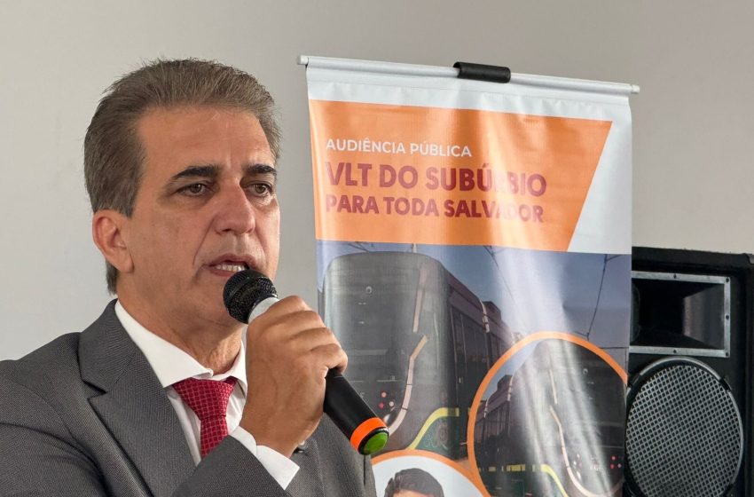 Assembleia Legislativa debate avanços das obras do VLT em Paripe: “O tamanho dessa obra nos impõe ouvir a população”, diz Robinson Almeida