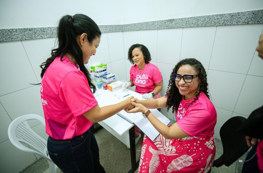  Débora Regis lança Outubro Rosa e reforça compromisso com a saúde integral da mulher em Lauro de Freitas
