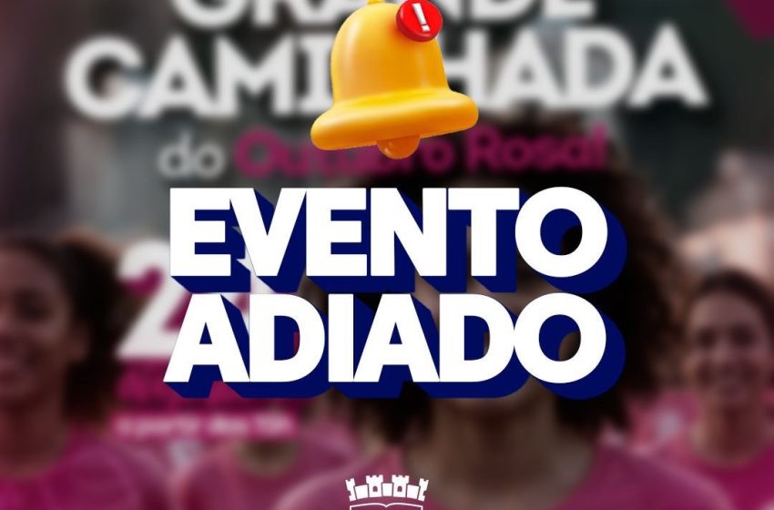 Prefeitura de Lauro de Freitas remarca Caminhada Outubro Rosa para o dia 31 devido às chuvas