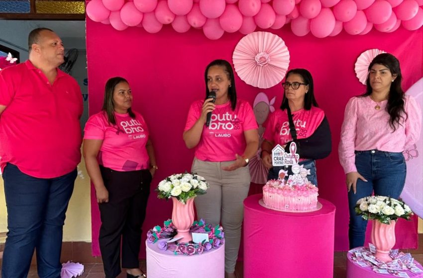 Outubro Rosa: CRAS de Portão promove ação de cuidado e prevenção para mulheres da comunidade