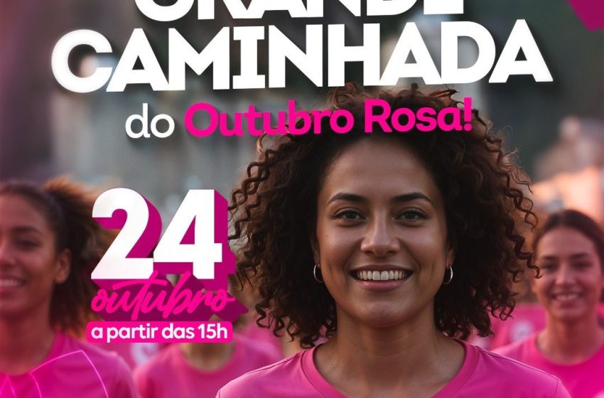 Lauro de Freitas promove Caminhada do Outubro Rosa nesta sexta-feira (24)