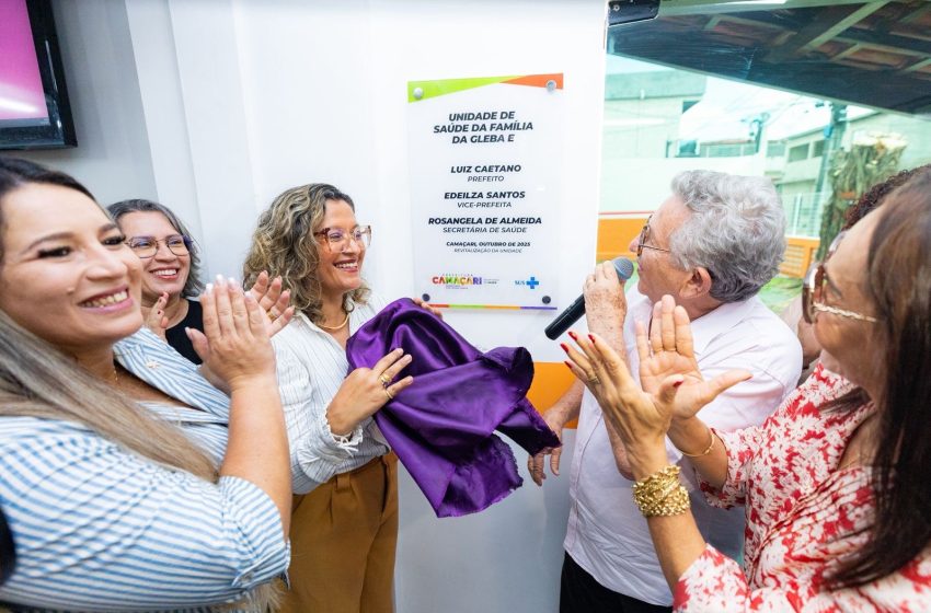 “Nosso compromisso é cuidar de quem mais precisa”, afirma Caetano ao entregar USF Gleba E