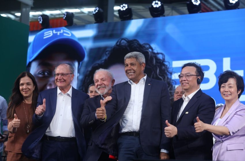“A BYD torna a Bahia protagonista na produção nacional de veículos sustentáveis”, afirma Jerônimo Rodrigues