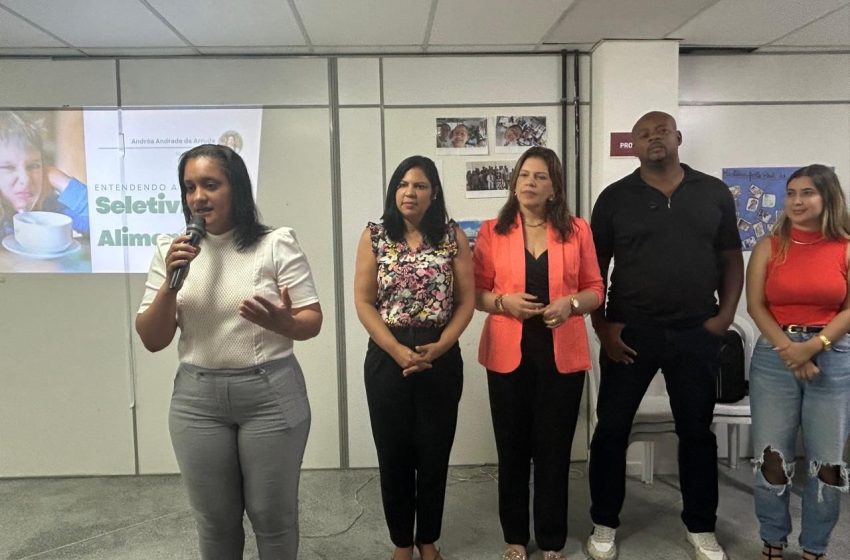 Prefeitura de Lauro de Freitas promove palestra sobre seletividade alimentar e acolhe mães atípicas de crianças autistas