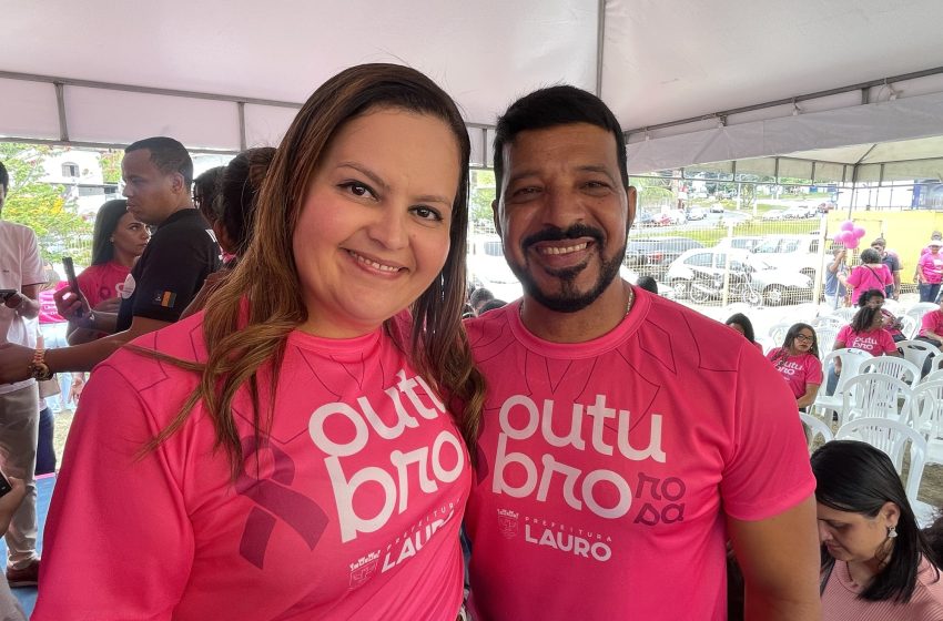 Vereador Gil de Adélia celebra início do Outubro Rosa e destaca ação itinerante que levará exames às mulheres nos bairros de Lauro de Freitas