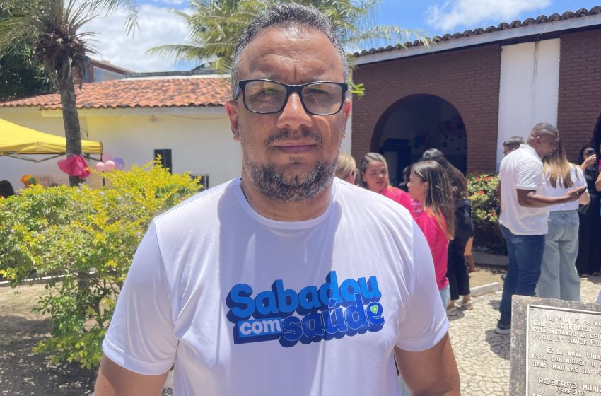 “O Sabadou com Saúde veio para ficar”, afirma o superintendente da Atenção Básica, Aderbal Teles