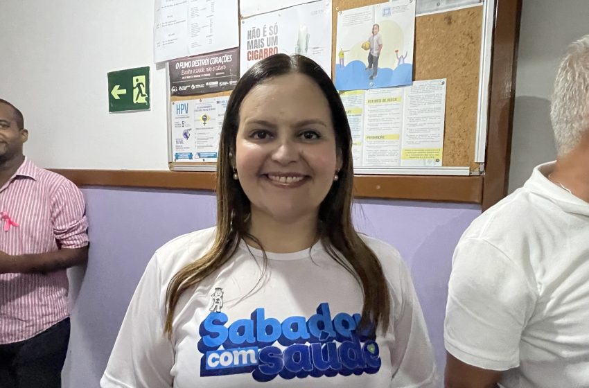 “Um Sabadou com Saúde muito potente”, afirma a secretária de Saúde Elba Brito