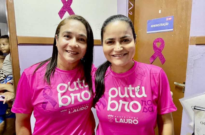 “O Sabadou com Saúde é para quem não tem tempo durante a semana se cuidar”, destaca a prefeita Débora Regis