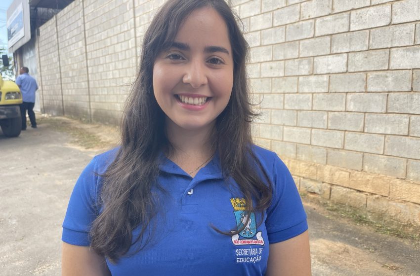 Secretária Tamires destaca retomada da obra da creche do Jardim Castelão, parada há três anos