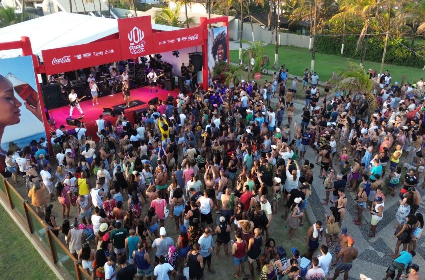  “Vou na Praia” leva multidão às areias de Vilas e transforma orla em palco de música, esporte e cultura