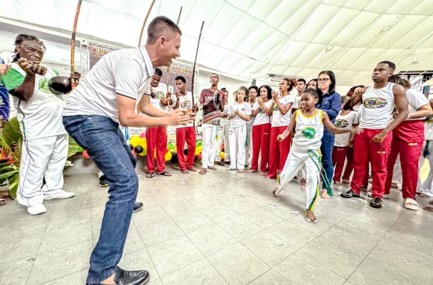  Mateus Reis destaca cultura afro e combate à intolerância em Lauro de Freitas