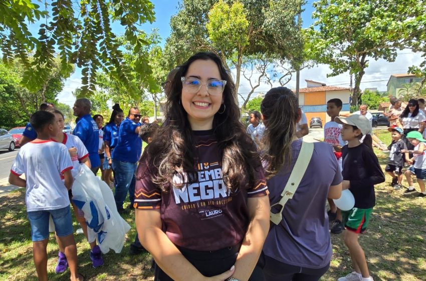  “A educação pública é forte, séria e transformadora”, afirma secretária Tamires, durante Caminhada da Paz