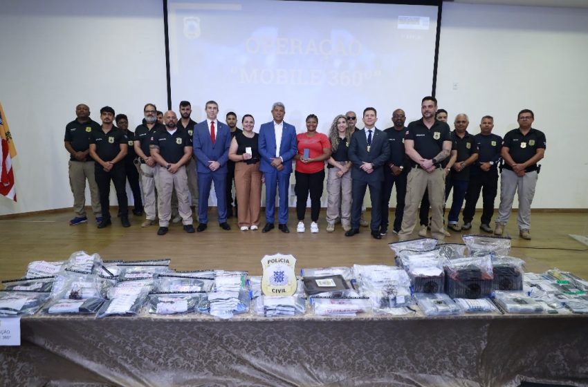  Polícia Civil recupera mais de 2 mil celulares roubados na Bahia e inicia entrega em Salvador