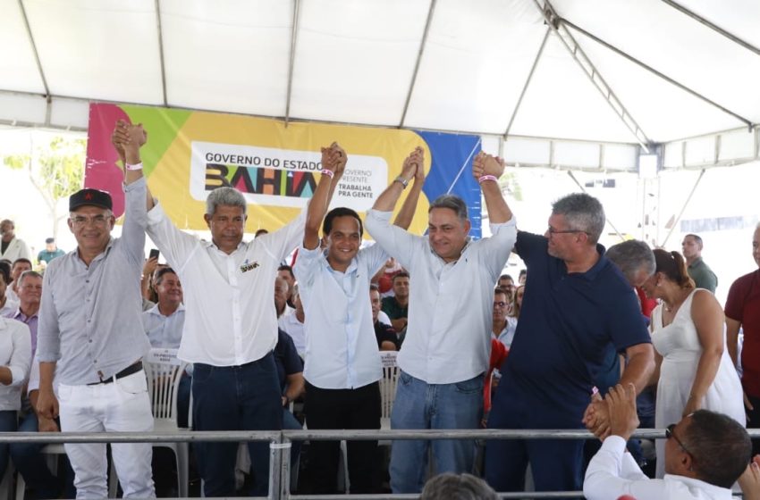  Jerônimo articula união inédita entre governo e oposição em Conceição do Coité