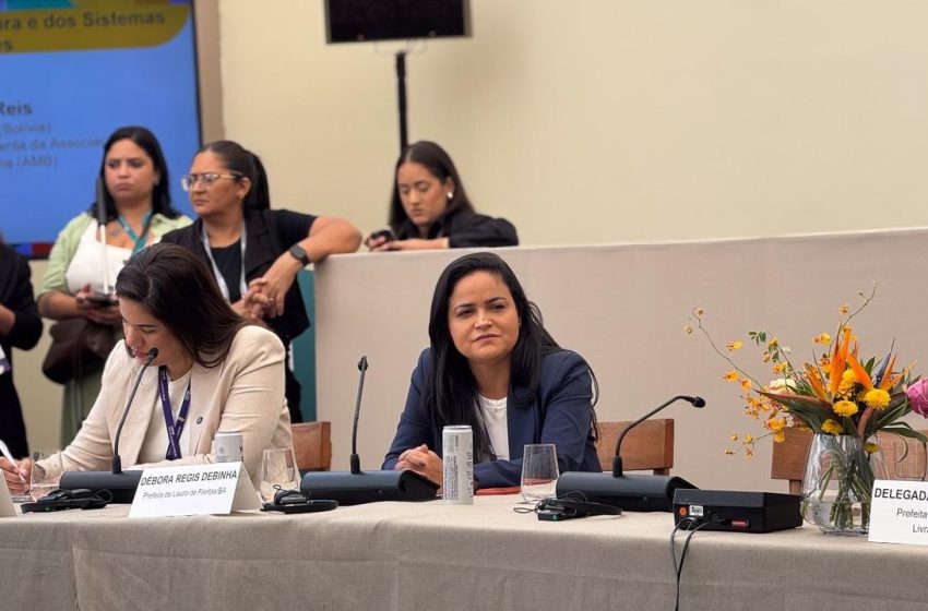 Débora Regis reforça protagonismo feminino na gestão urbana durante Plenária Internacional de Prefeitas