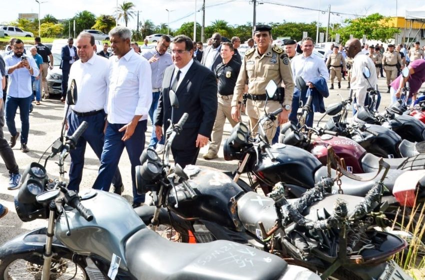 Vice-governador Geraldo Júnior participa do Dia D de operação que recuperou 228 veículos