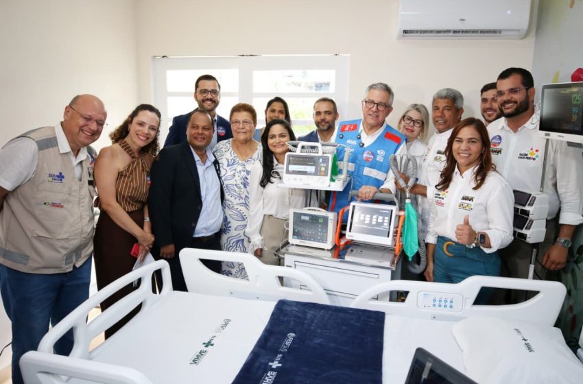  Prefeita Débora Regis participa da inauguração do 1º Hospital de Transição e Cuidados Prolongados, em Lauro de Freitas