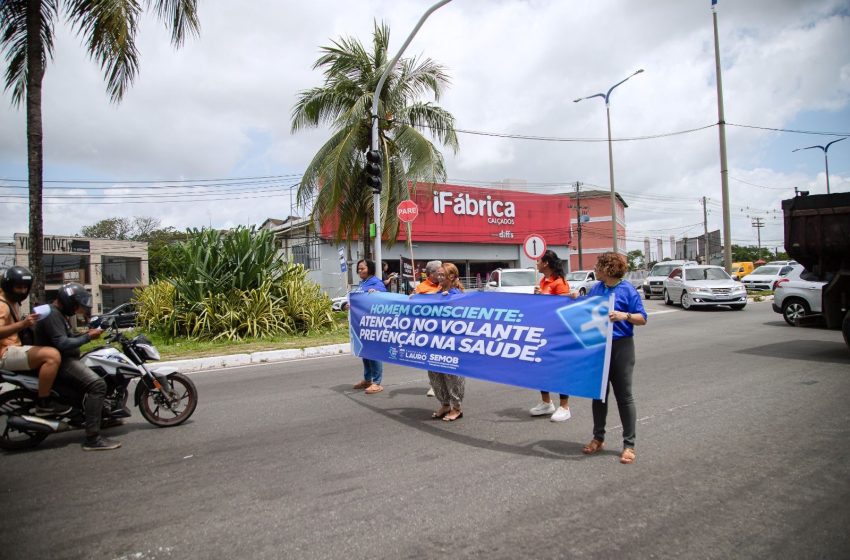  Prefeitura intensifica conscientização do Novembro Azul no trânsito
