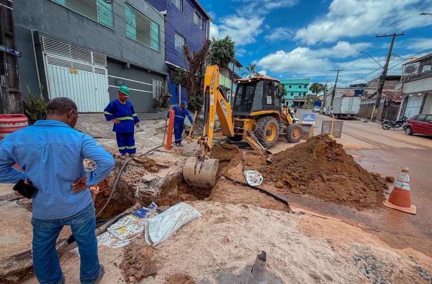  Microdrenagem no Parque Santa Rita avança e atinge 85% de execução em Itinga
