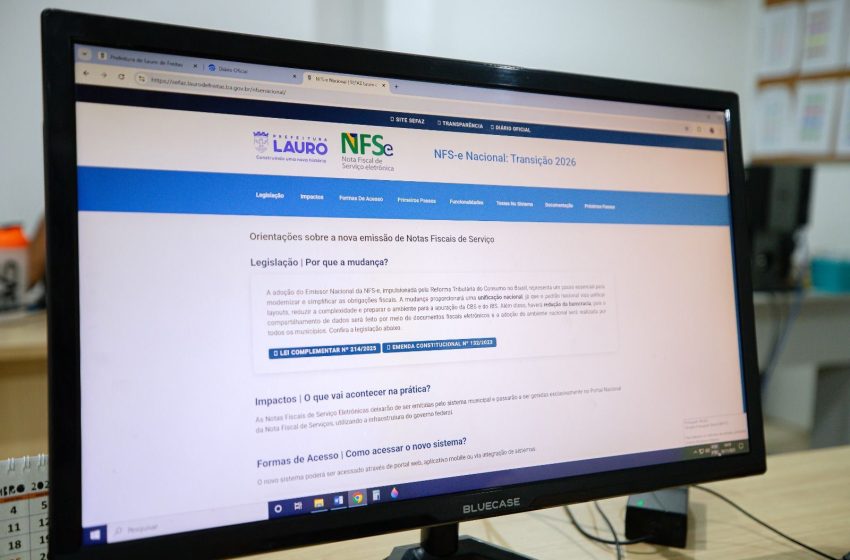 Lauro de Freitas avança na adequação à reforma tributária com portal de testes e legislação atualizada
