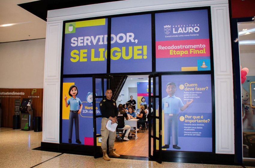 Recadastramento anual dos servidores de Lauro de Freitas foi prorrogado até 5 de dezembro