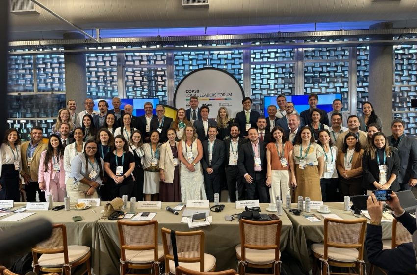 Camaçari apresenta projeto sustentável no Fórum de Líderes Locais da COP30