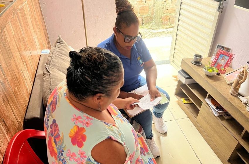 Prefeitura realiza visitas domiciliares para garantir atualização do CadÚnico e manutenção de benefícios