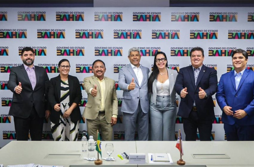  Jerônimo reforça diálogo com bancada do PV em encontro institucional