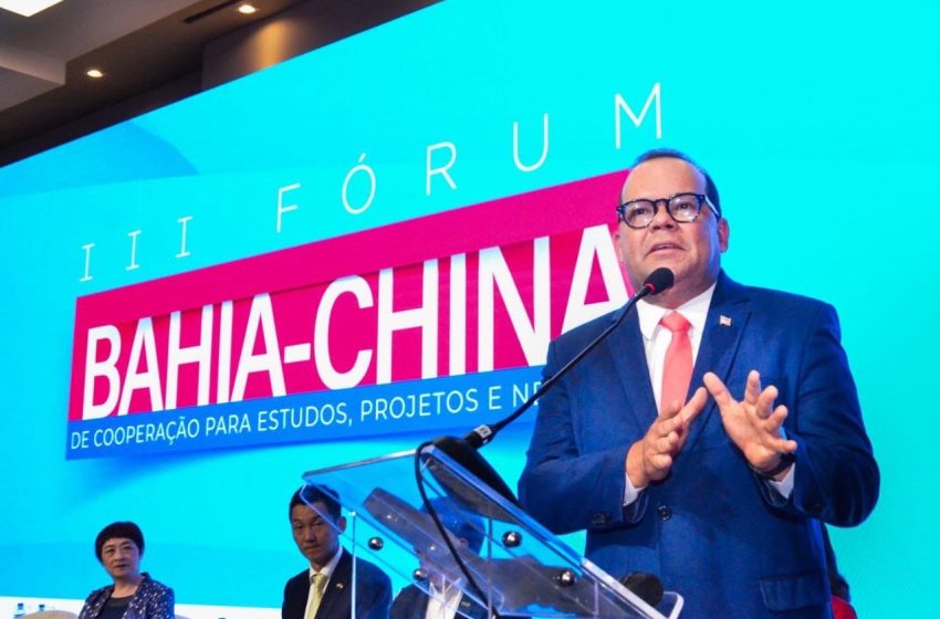 Vice-governador Geraldo Júnior destaca avanços da parceria entre Bahia e China durante Fórum em Salvador