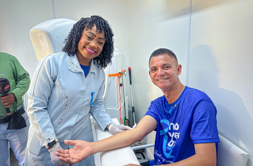  Mateus Reis realiza exame de PSA e reforça importância da prevenção no Novembro Azul