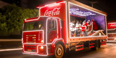 Caravana de Natal da Coca-Cola chega a Lauro de Freitas no dia 9 de dezembro