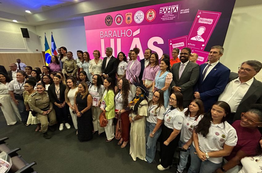  Bahia lança “Baralho Lilás” para reforçar a caça a foragidos por crimes contra mulheres