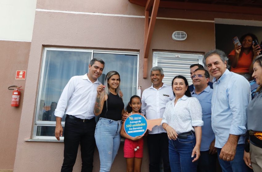  Em Barreiras, governador entrega 500 moradias do Minha Casa, Minha Vida e obras de pavimentação