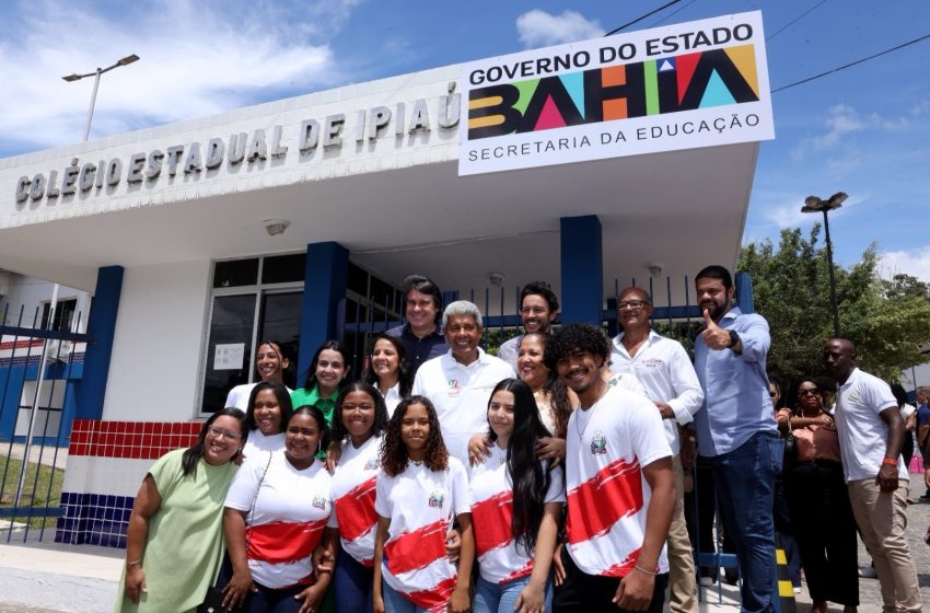  Ipiaú recebe investimentos do Estado com entrega de colégio, conjunto habitacional e autorização de obras de infraestrutura