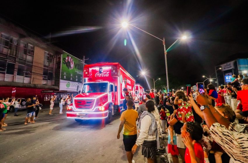 Datas da Caravana de Natal da Coca-Cola em Salvador e Lauro de Freitas são alteradas