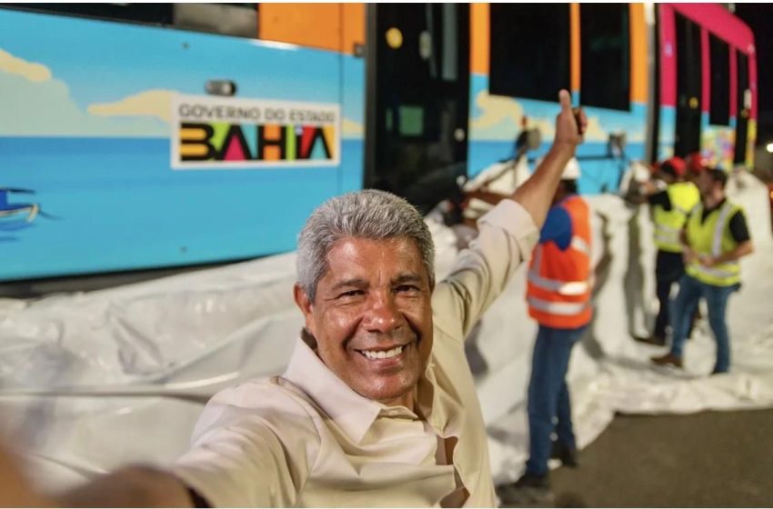  Governador Jerônimo projeta revolução na mobilidade de Salvador com início dos testes do VLT