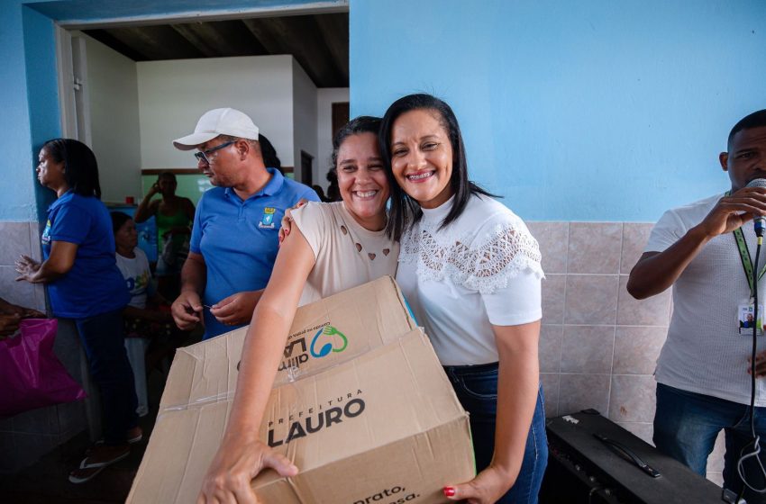  Prefeitura garante alimento na mesa de famílias em situação de vulnerabilidade, por meio do Programa Alimenta Lauro