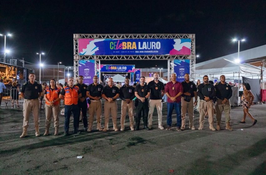 Prefeitura garante serviços essenciais no Celebra Lauro