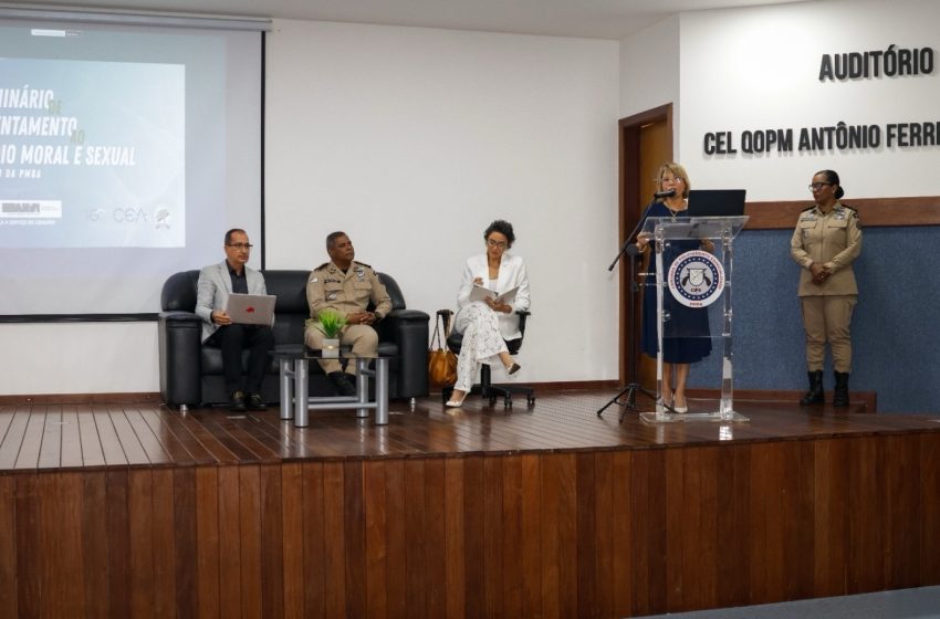 PM realiza seminário de enfrentamento ao assédio sexual e moral no ambiente de trabalho