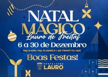  Abertura oficial do Natal Mágico acontece no Centro e em Itinga neste fim de semana
