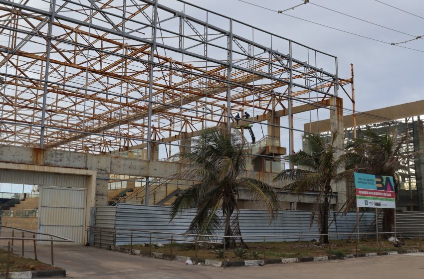  Lauro de Freitas recebe obra de R$ 11,3 milhões para modernizar a Arena de Esportes da Bahia