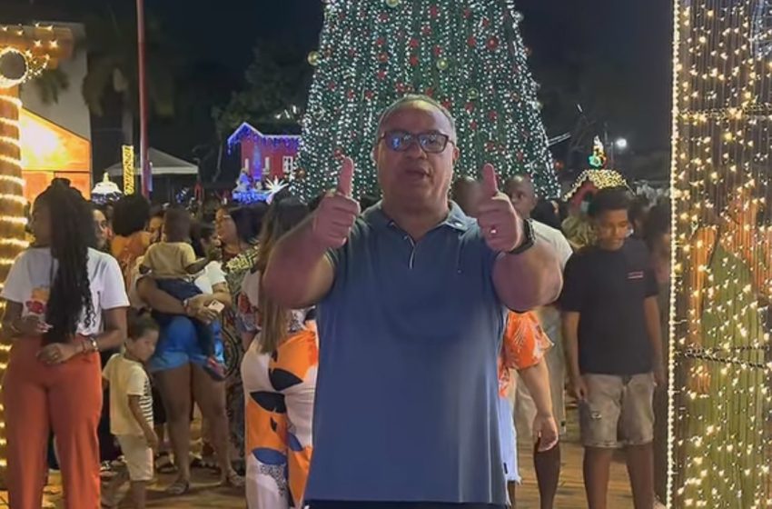  Vereador César celebra abertura do Natal Mágico e destaca fé, união e emoção na Praça da Matriz